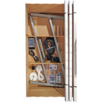 Load image into Gallery viewer, A custom made package box that is laser cut to fix all the required equipment for the solar panel install.
