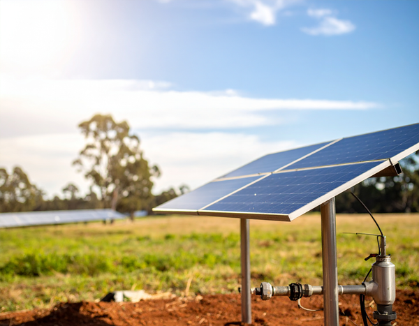 Trusted by Queensland farmers, Shervey solar bore pump system delivering efficient water solutions for cattle stations and crop irrigation in tough Australian conditions