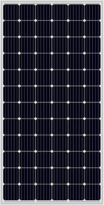 Load image into Gallery viewer, a close up of the black solar panel used in the Solar Pump Install

